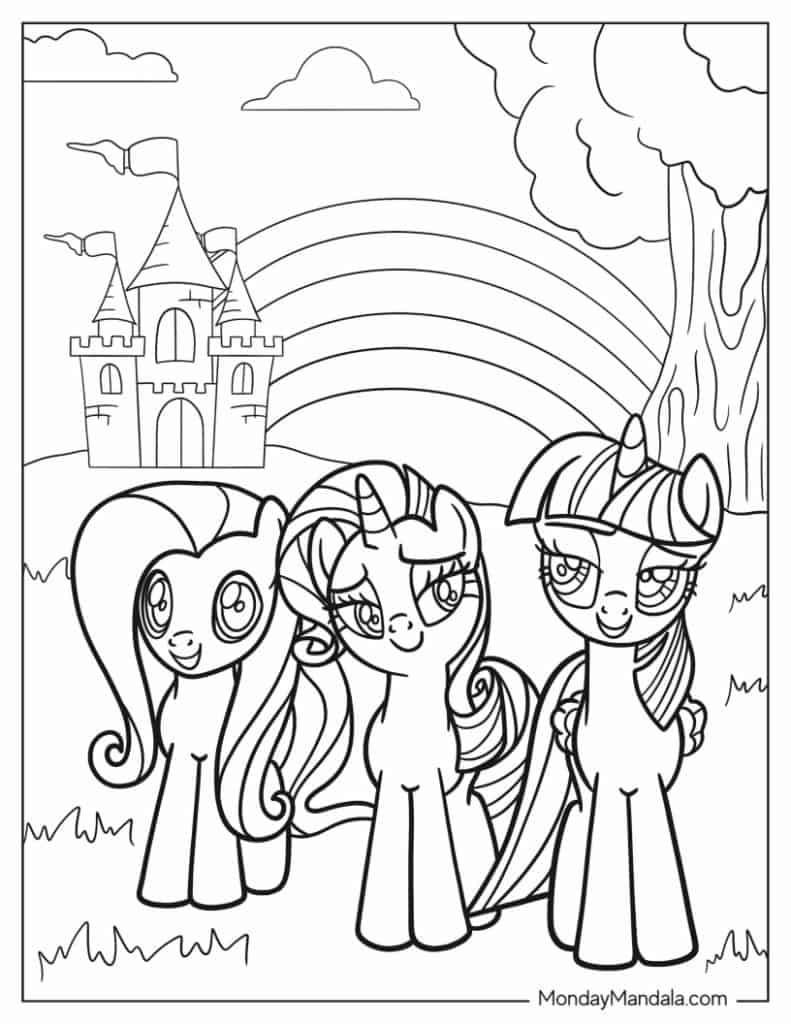 70 My Little Pony Coloring Pages Free PDF Printables 