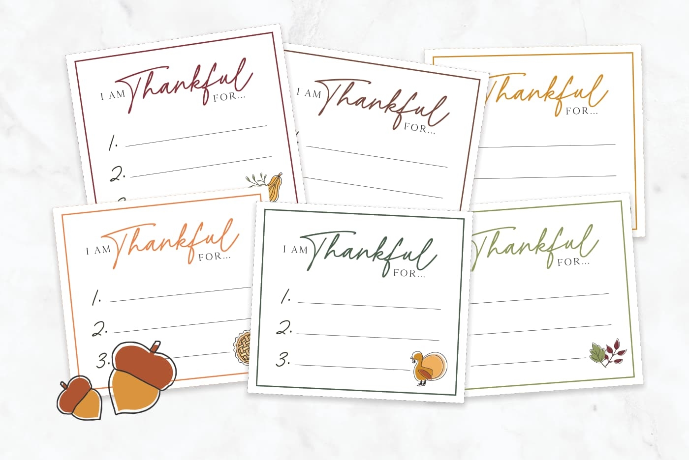 i am thankful for printable