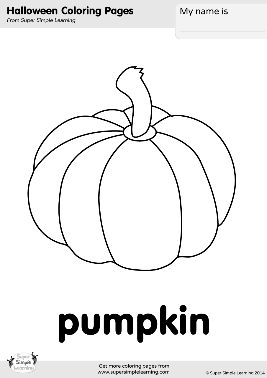 pumpkin printables to color