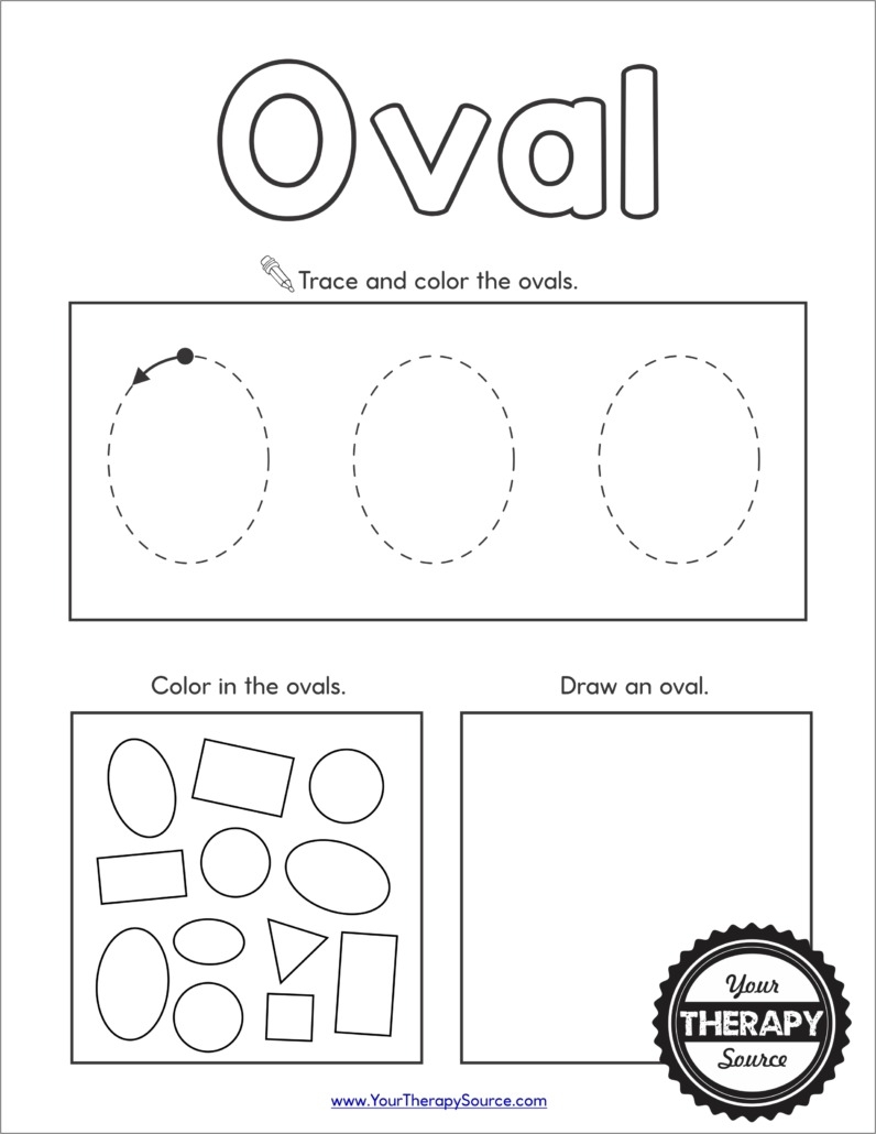 Preschool Worksheets Shapes