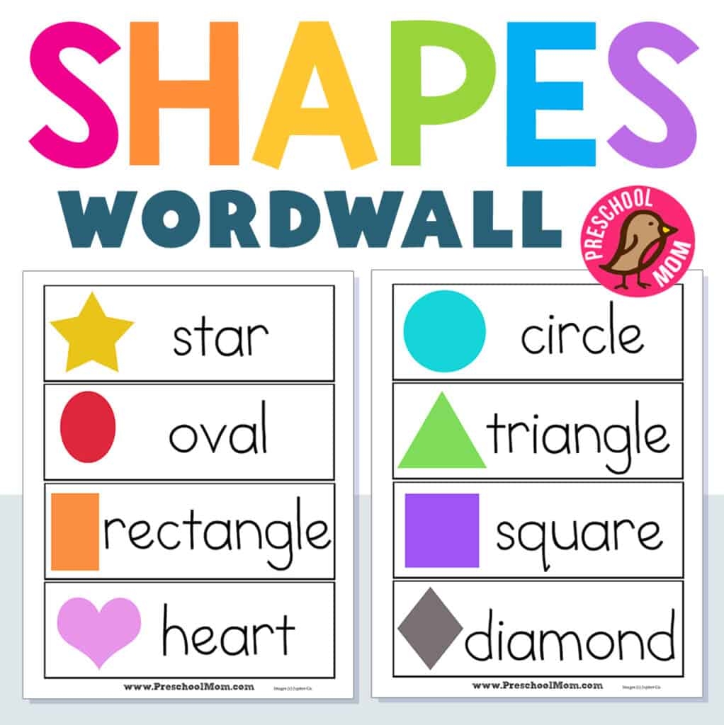 preschool shapes worksheets