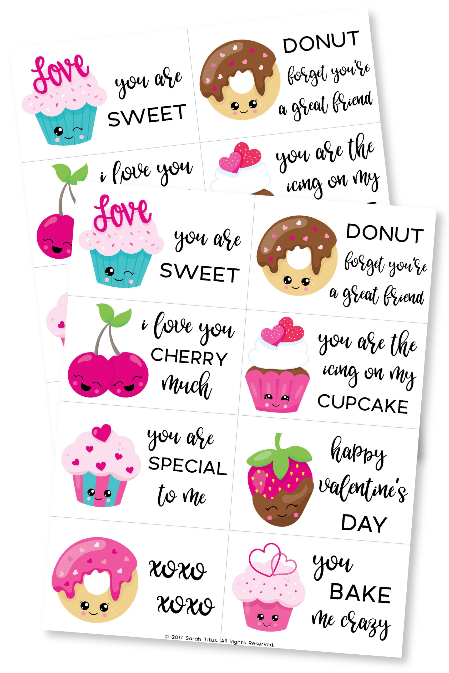 free valentines printables