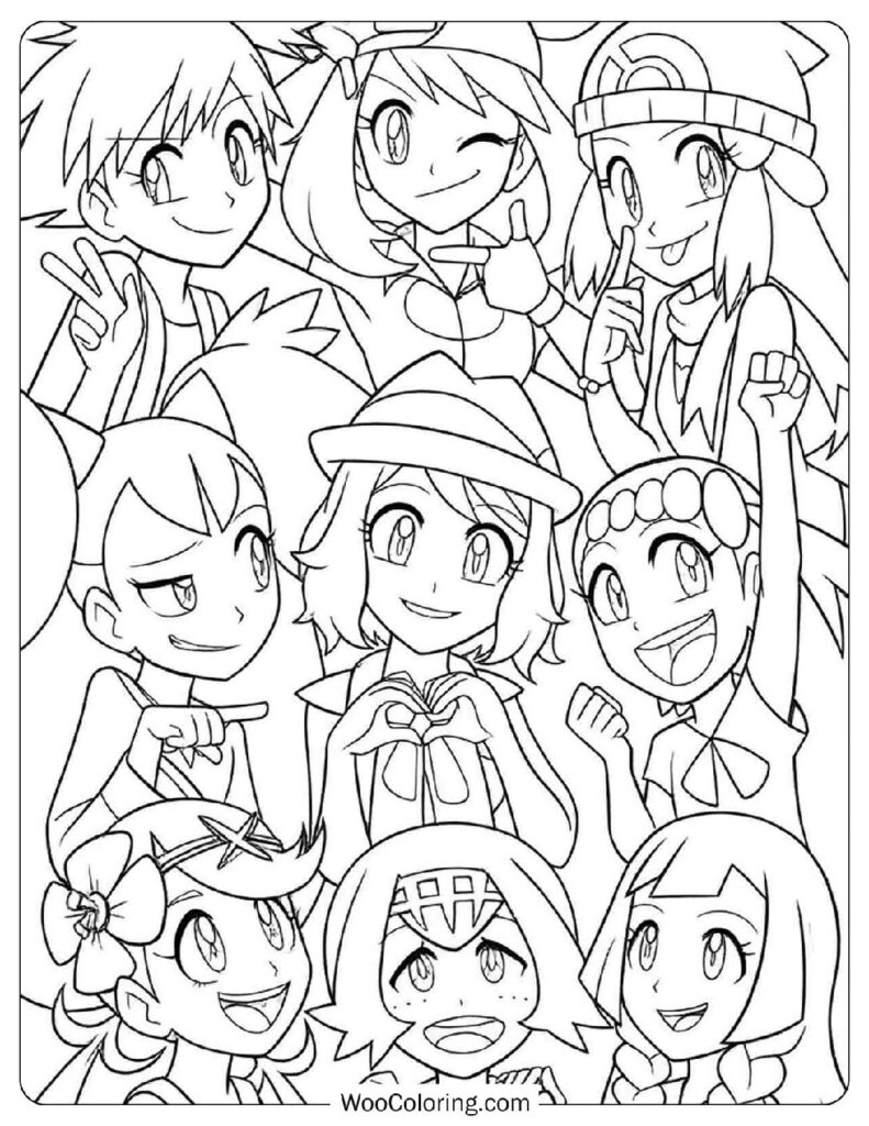 pokemon coloring printables