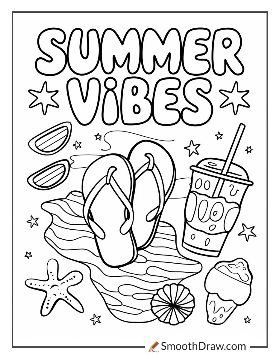 free printable coloring pages summer