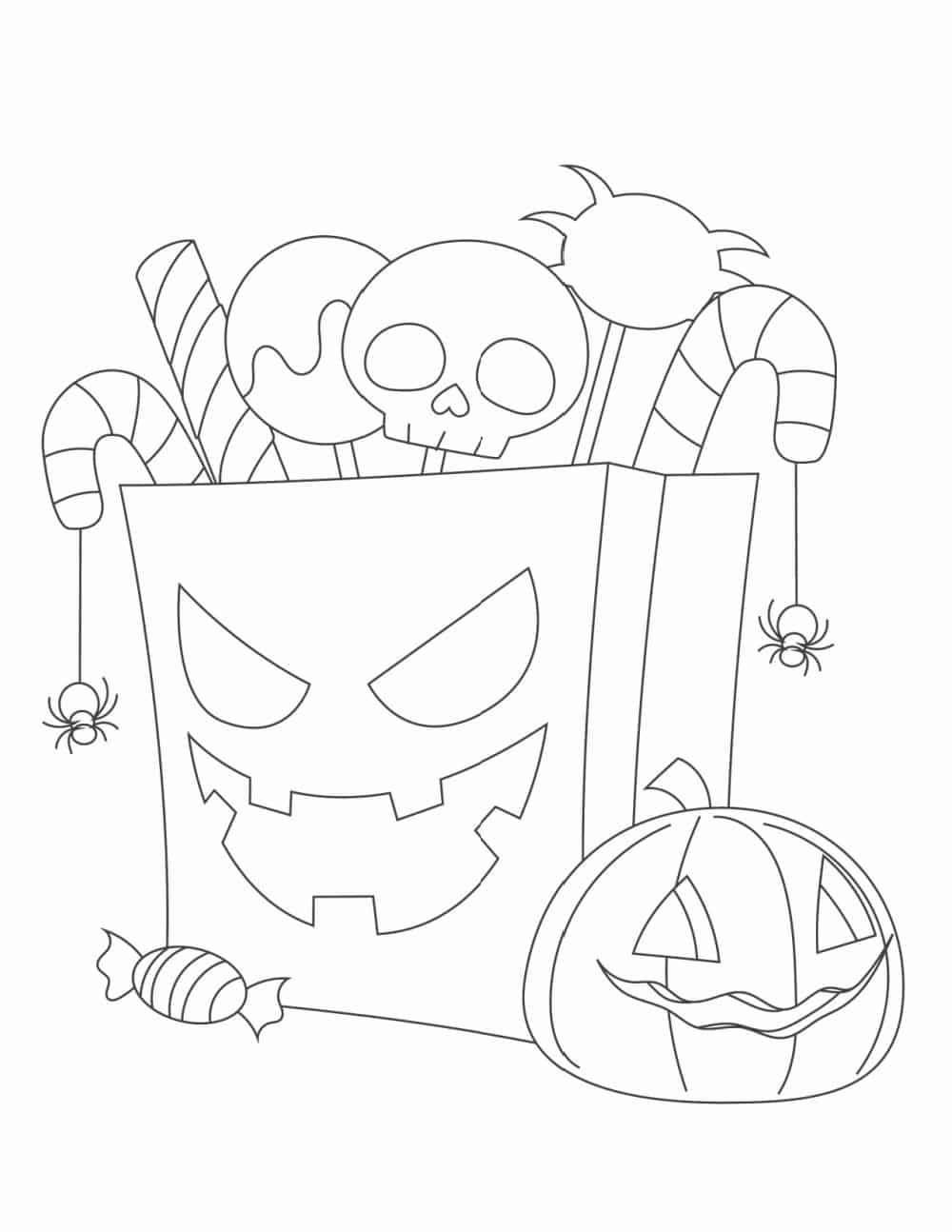 coloring pages halloween printable