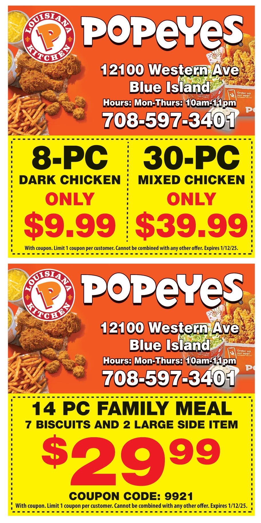 Printable Coupons Popeyes