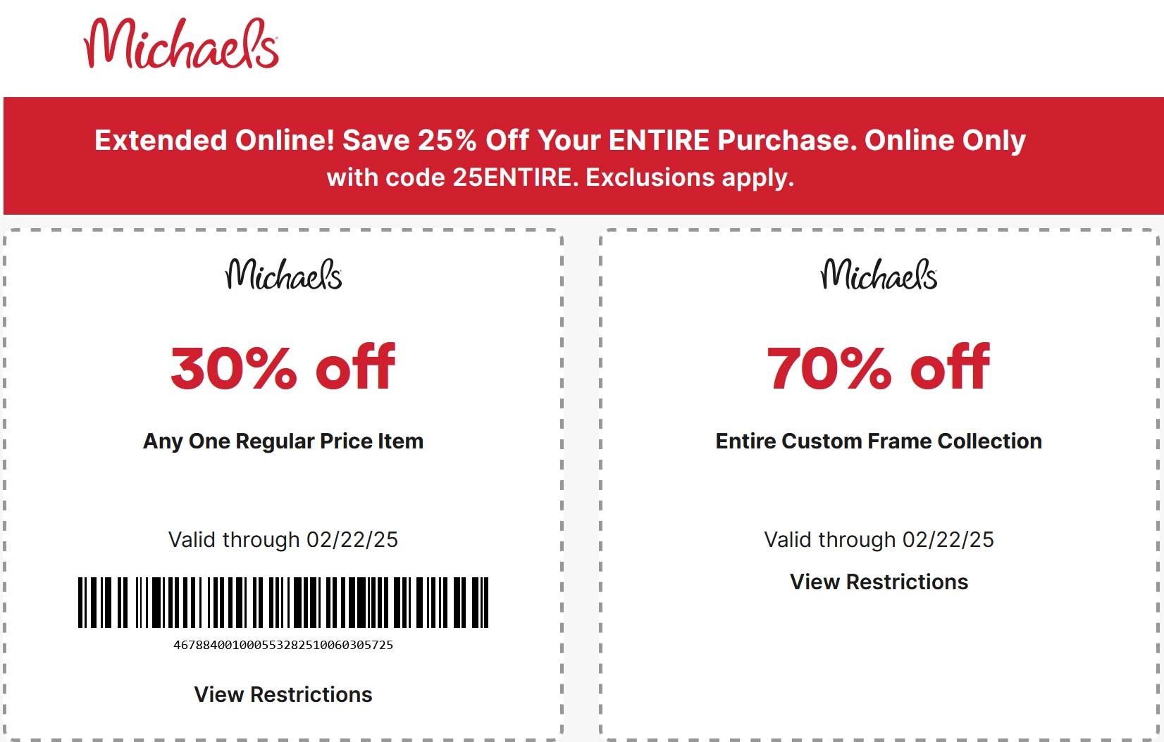 40 Off A Single Item At Michaels Michaels August 2025 Coupons Promo Codes Deals 
