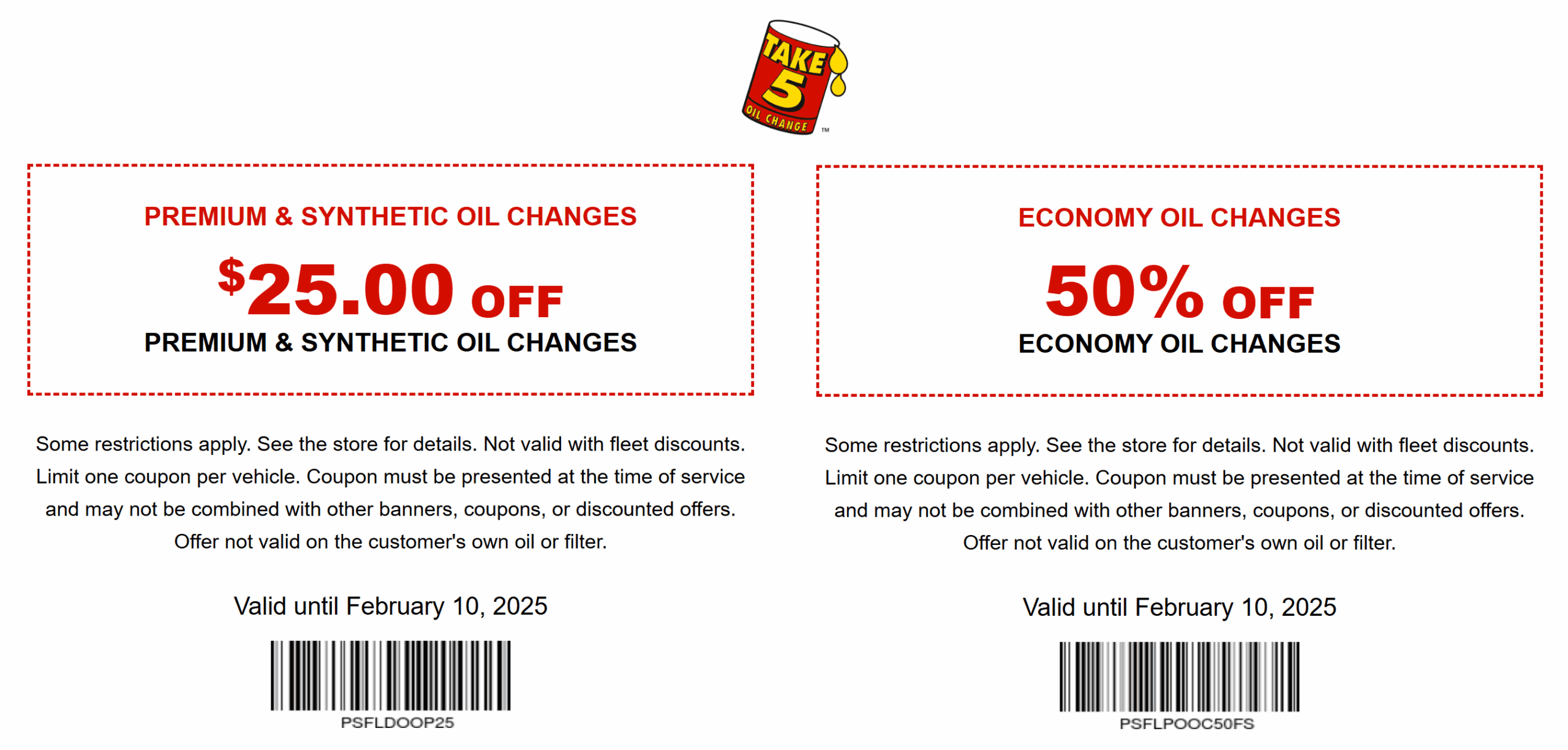 50 Off Full Service Conventional Or 25 Off Synthetic Oil Change At Valvoline Valvoline August 2025 Coupons Promo Codes Deals 