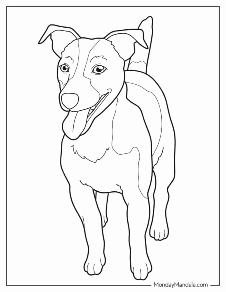 97 Dog Coloring Pages Free PDF Printables 