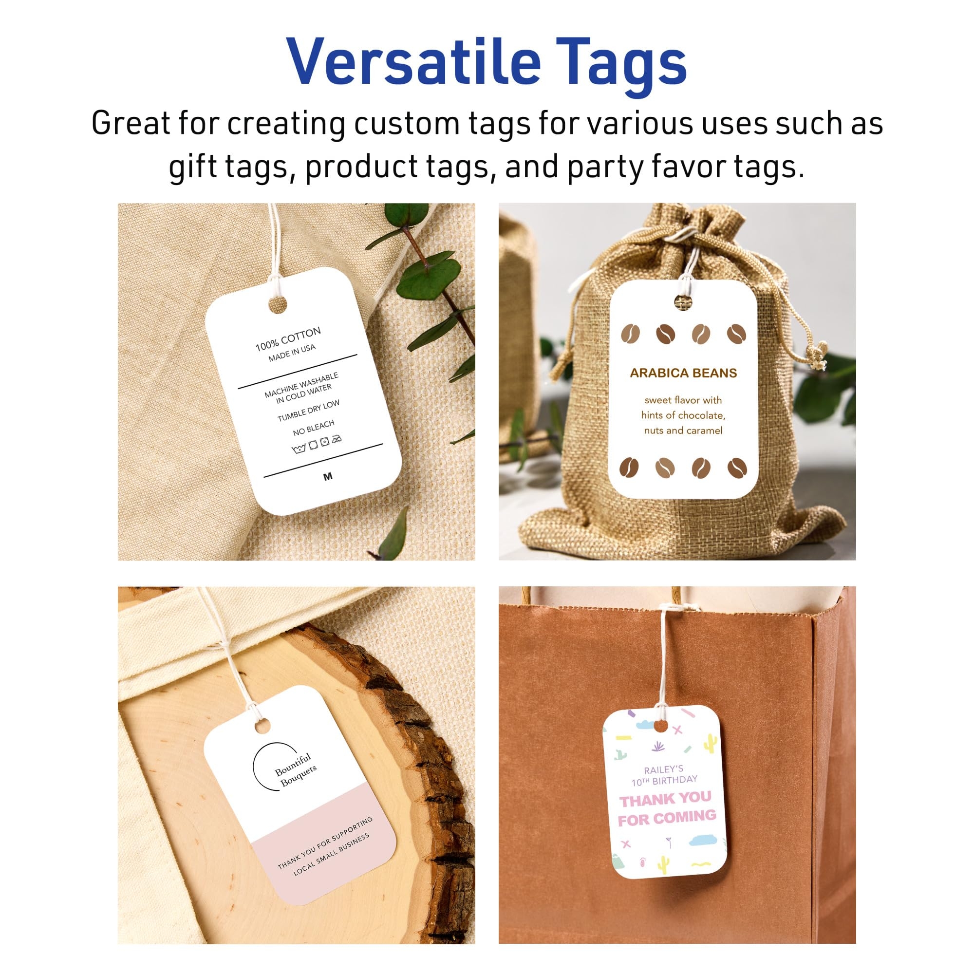 rectangular gift tag with beveled edges printable