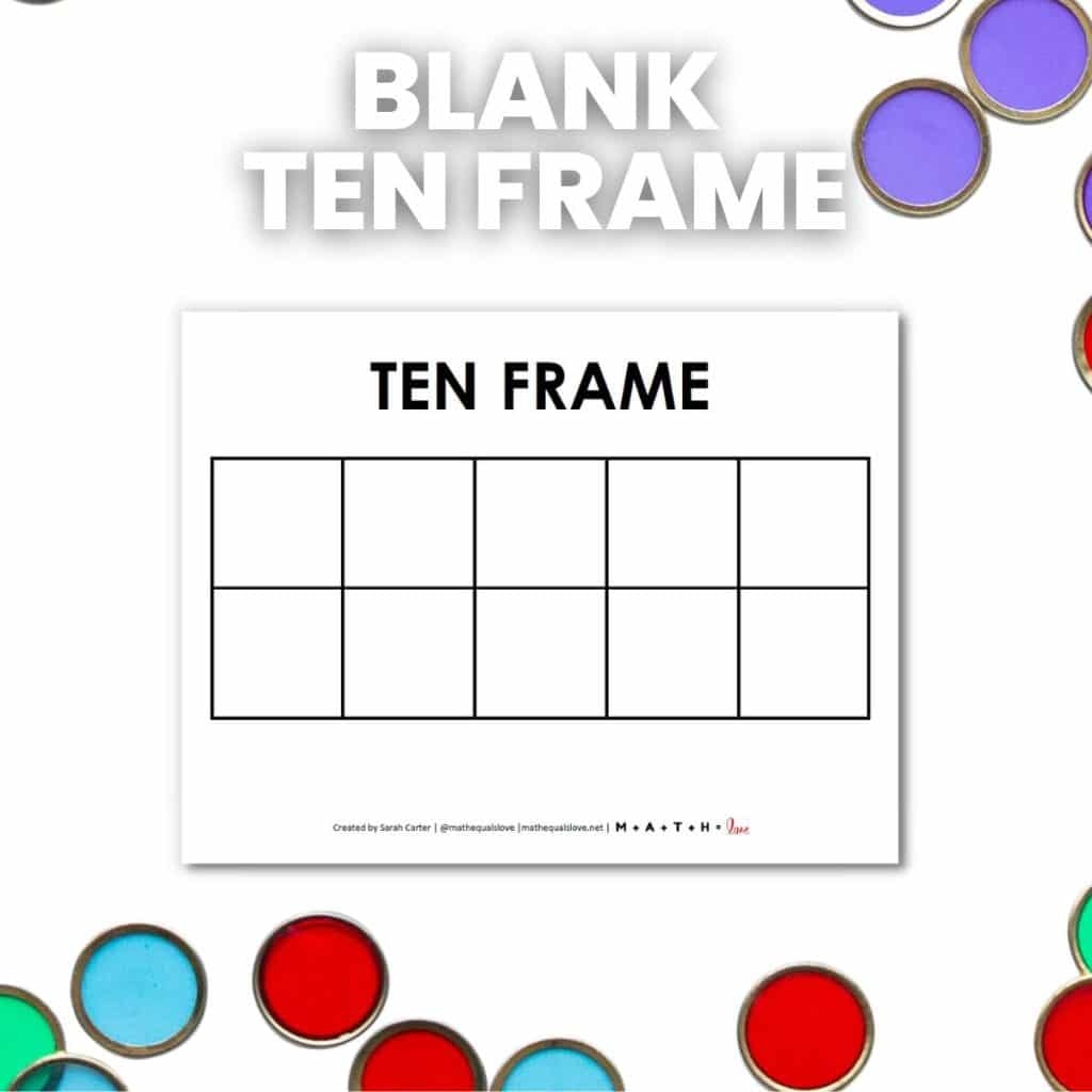 ten frame printable