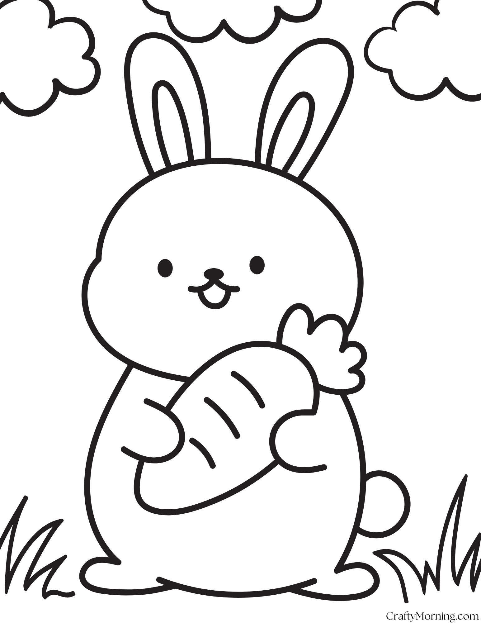 Rabbit Coloring Pages Printable