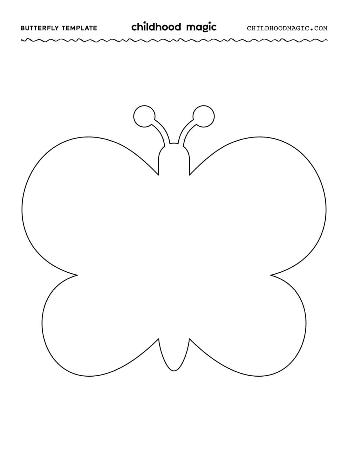 Butterfly Printable Template