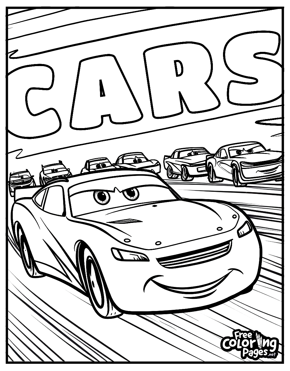 coloring pages printable cars
