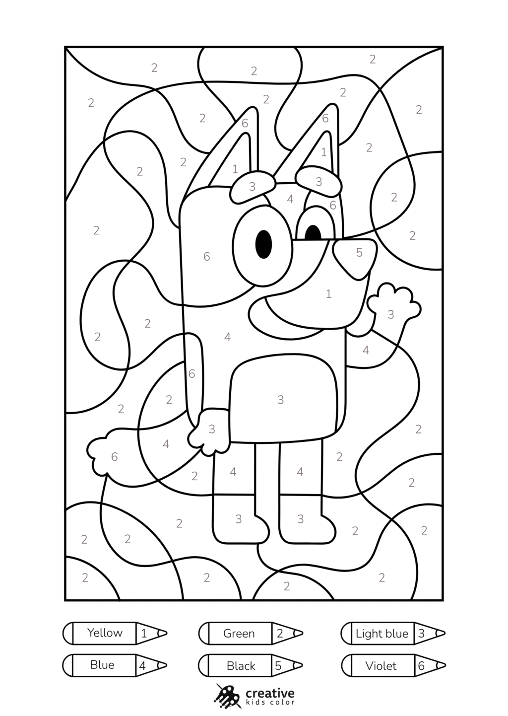 Color By Number Printables