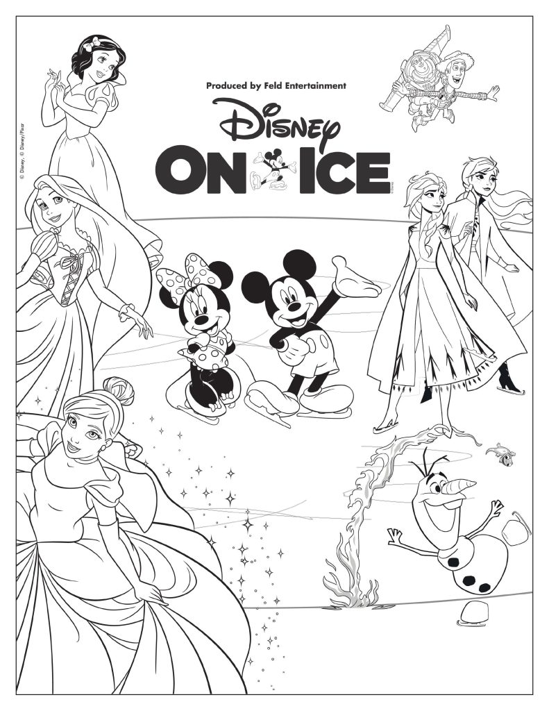 colouring pages printable disney