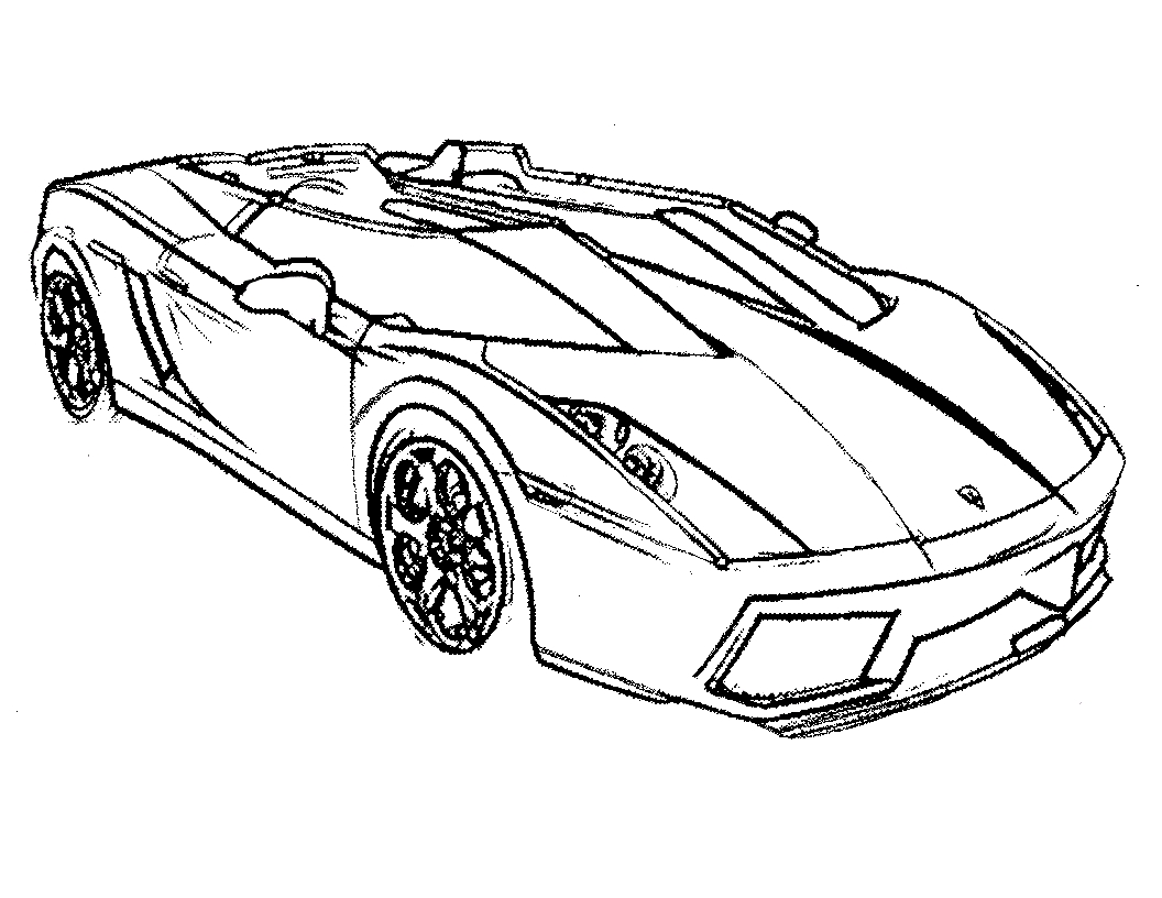 car color pages printable