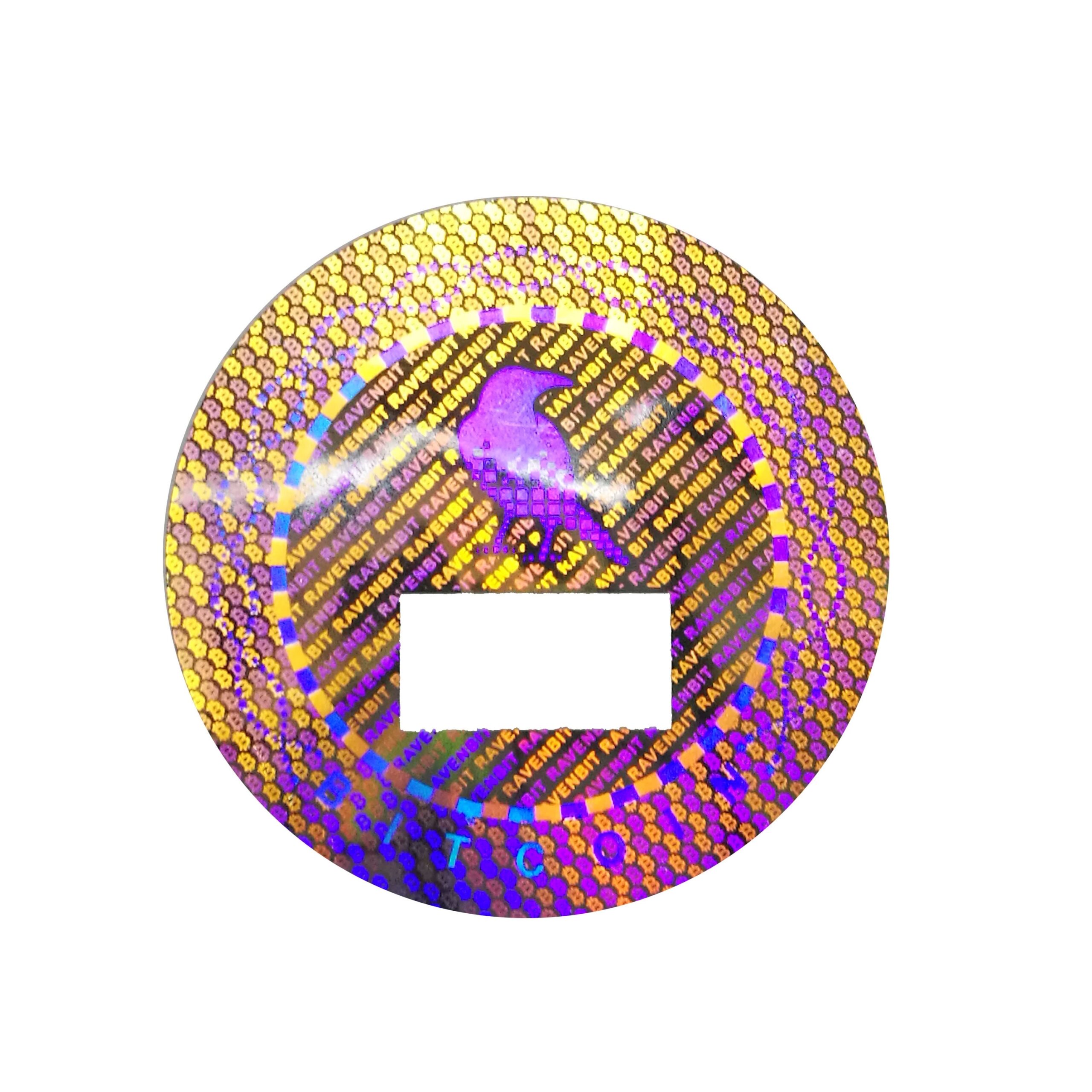 Custom Made Aluminum Cleaning Effect Hologram Security Stickers