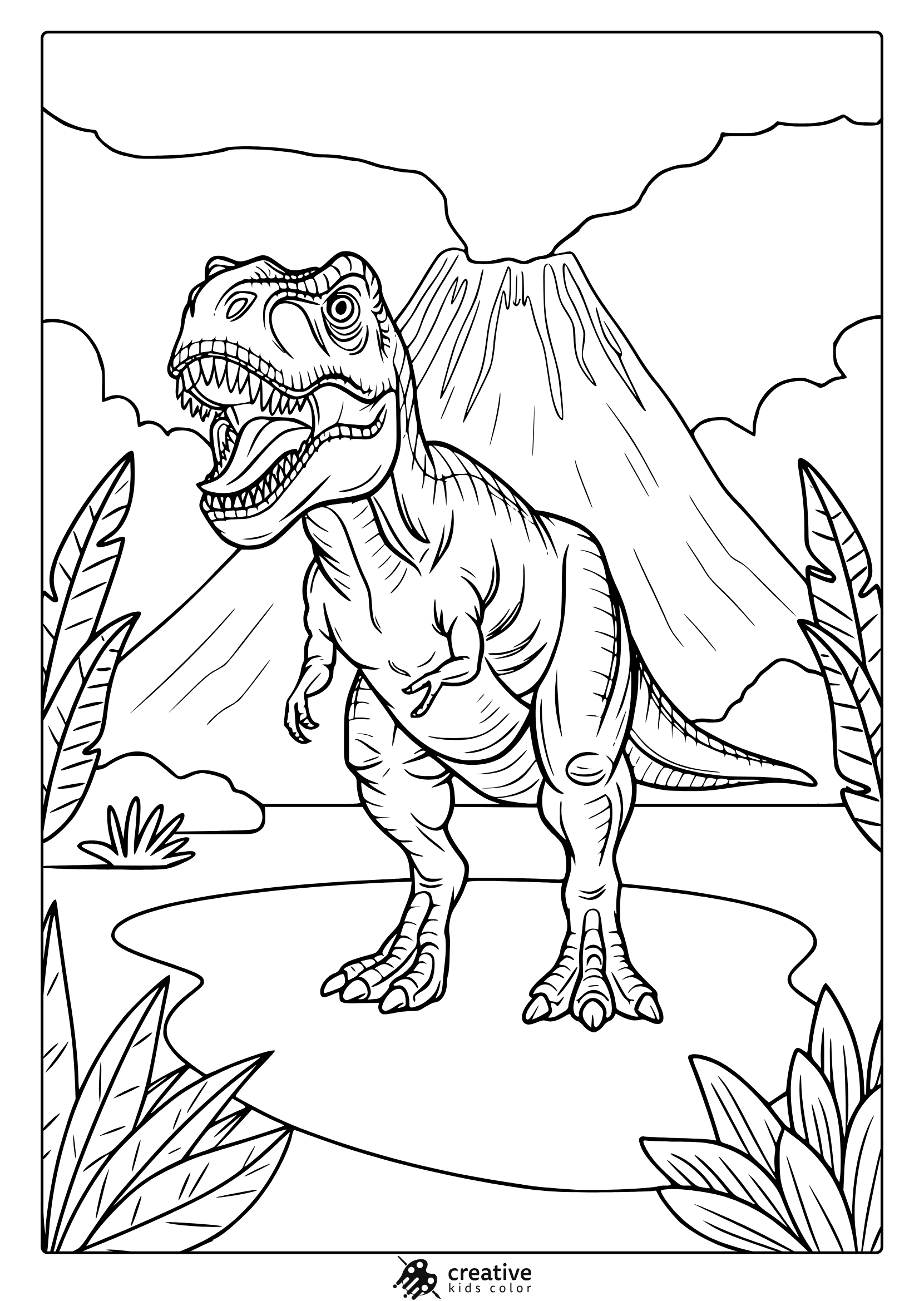 Dinosaur Coloring Pages 20 Free Printable PDF 