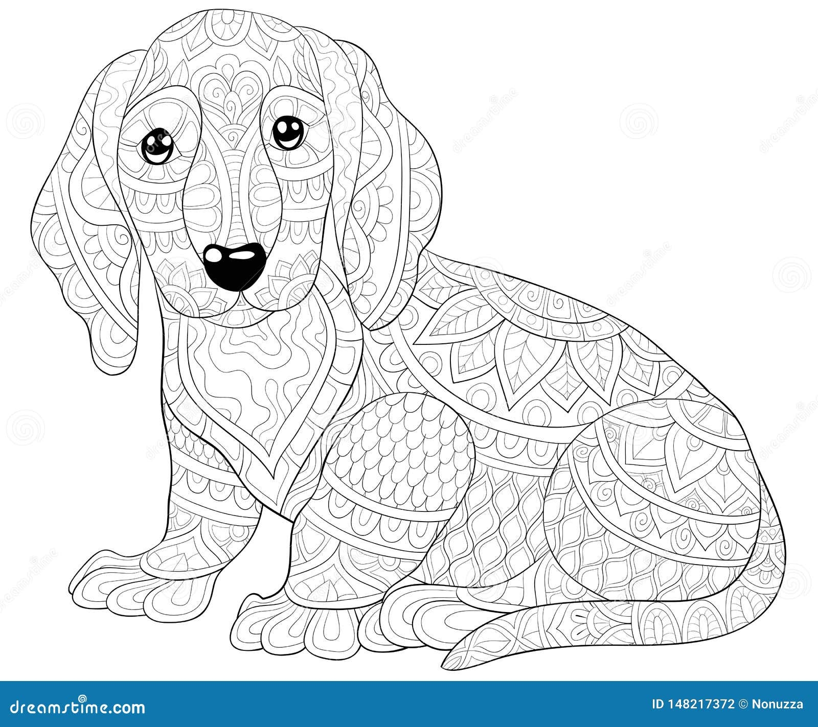 Dog Print Coloring Stock Illustrations 5 074 Dog Print Coloring Stock Illustrations Vectors Clipart Dreamstime