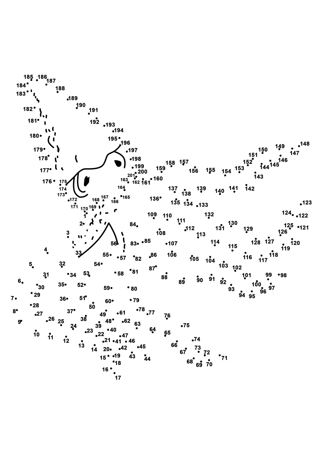 dot to dot printables