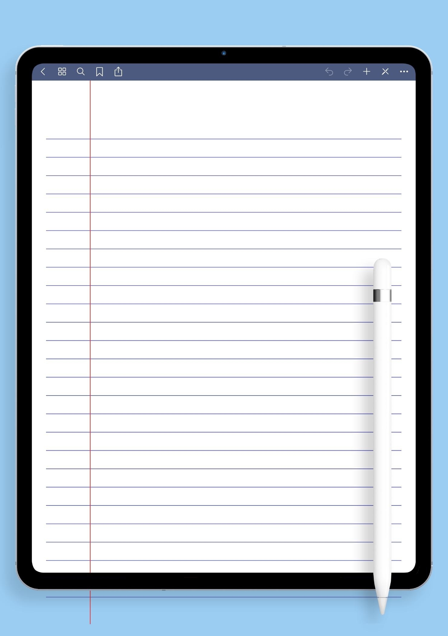 printable lined paper