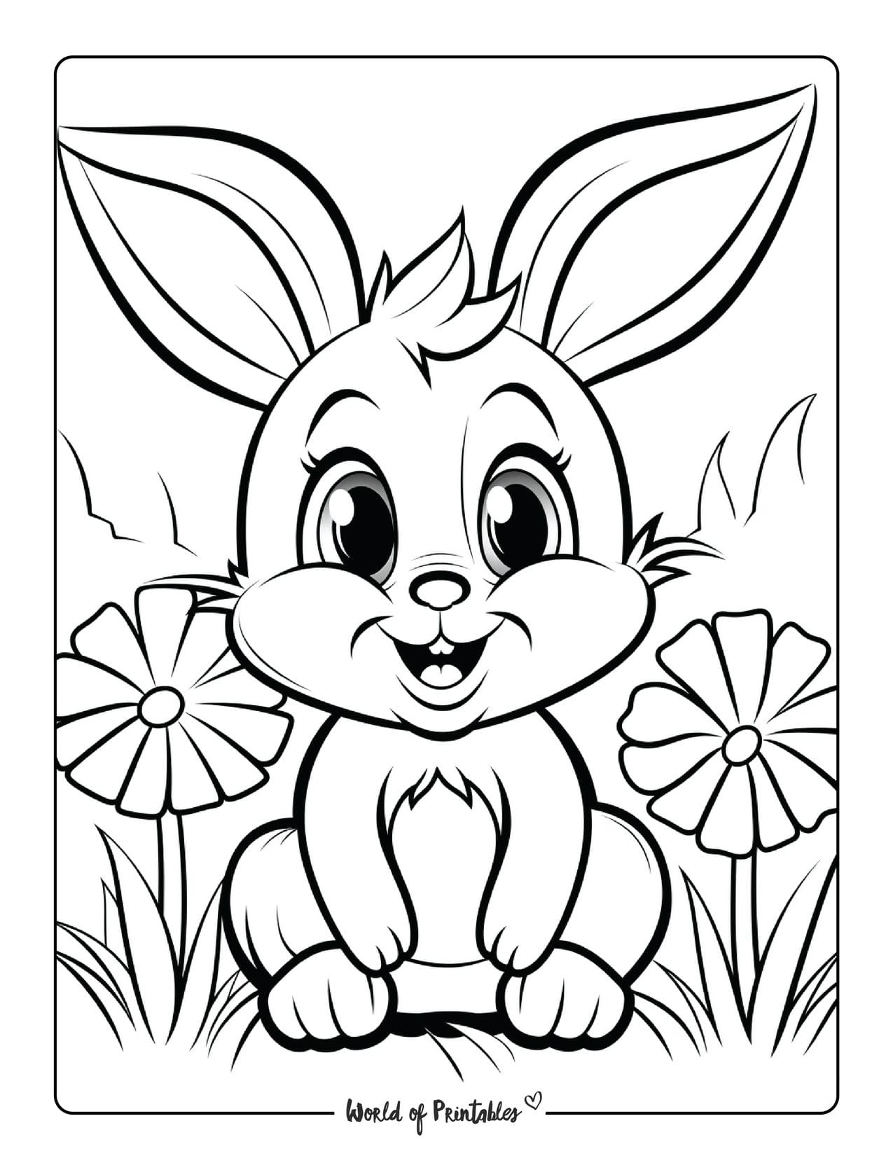 easter bunny printable