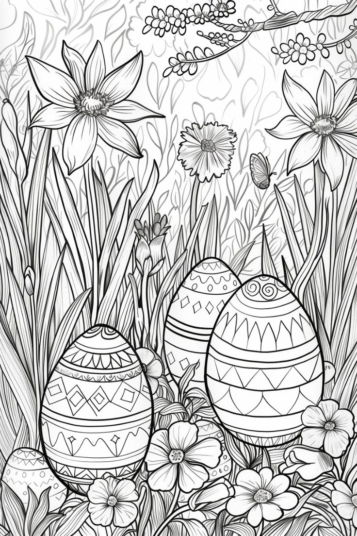easter coloring printable