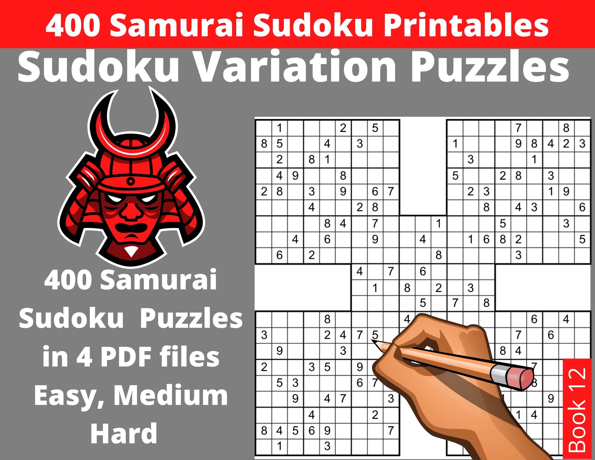 printable sudoku samurai