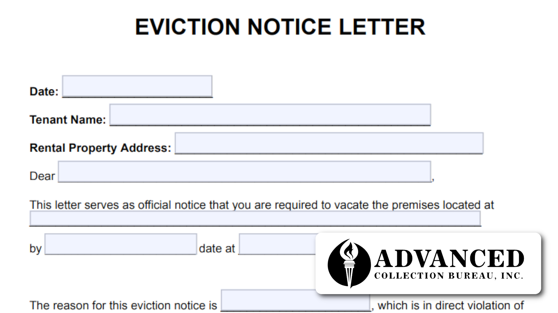 printable eviction notice