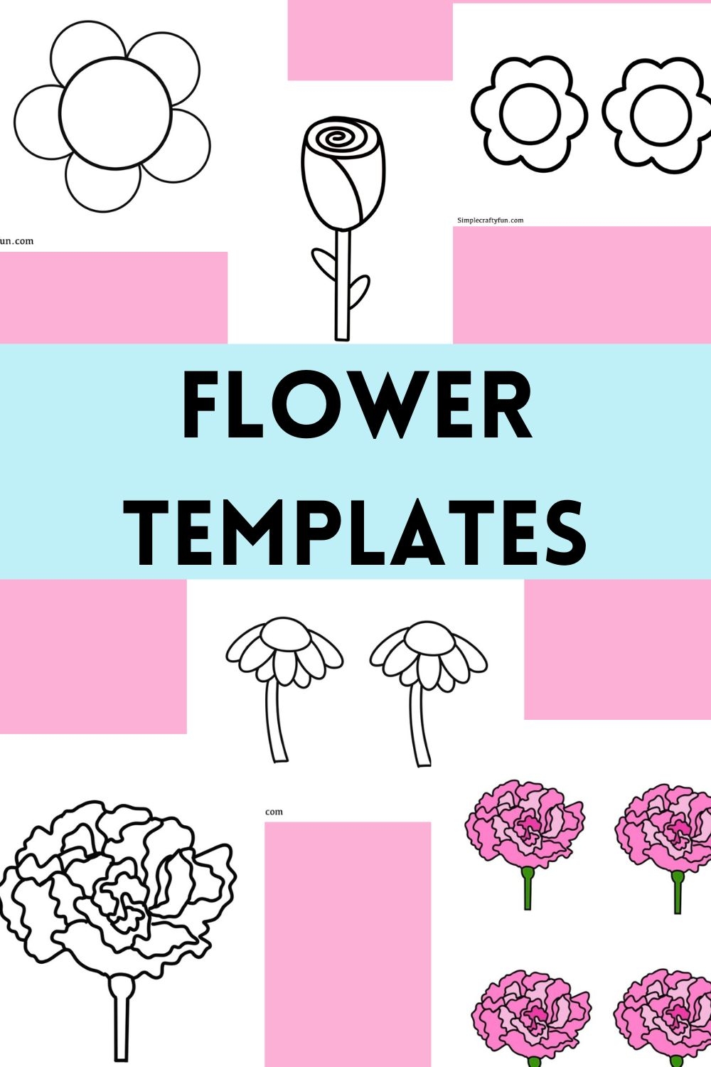 printable flower template