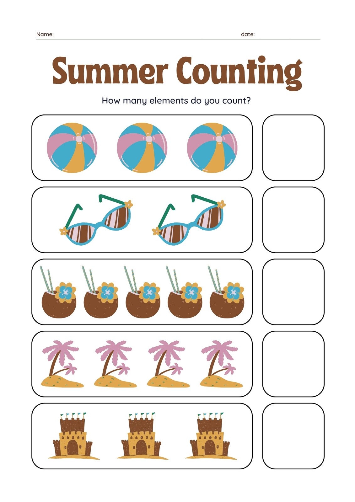 Printable Preschool Worksheets
