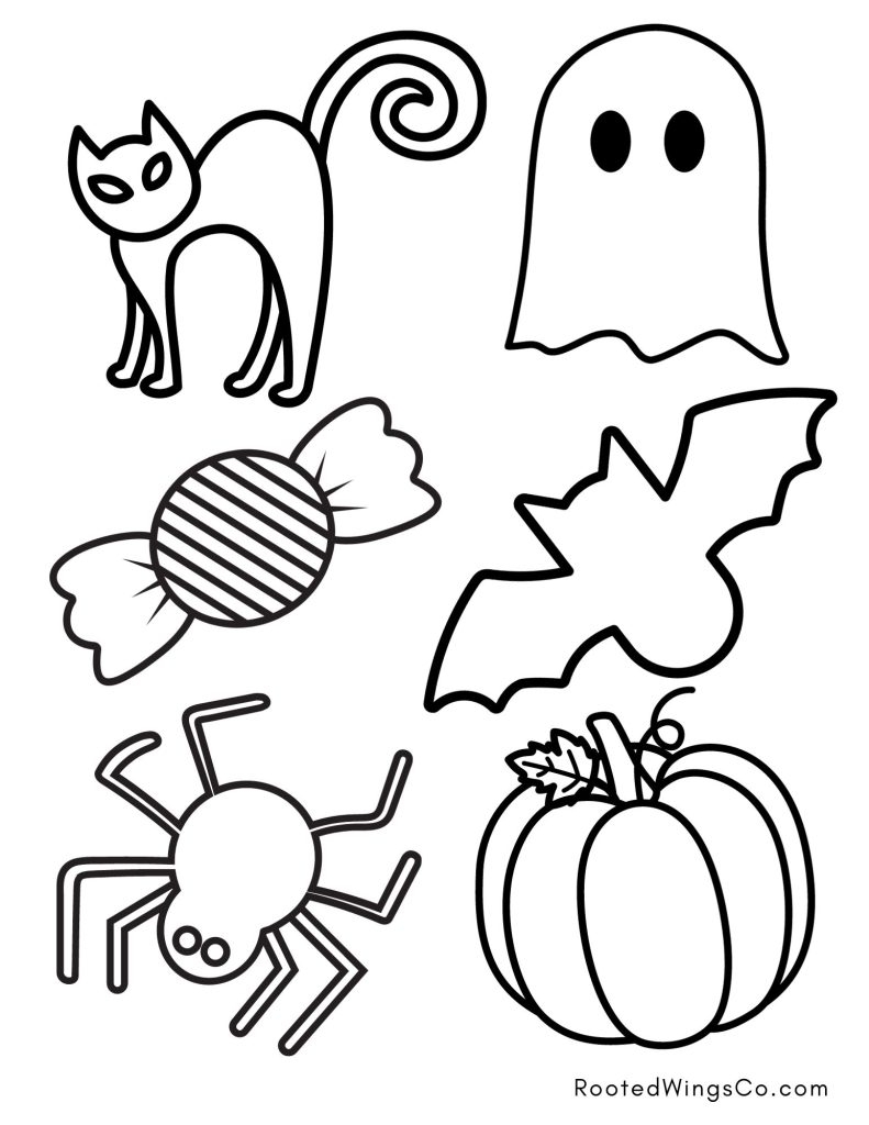 halloween printable coloring pages