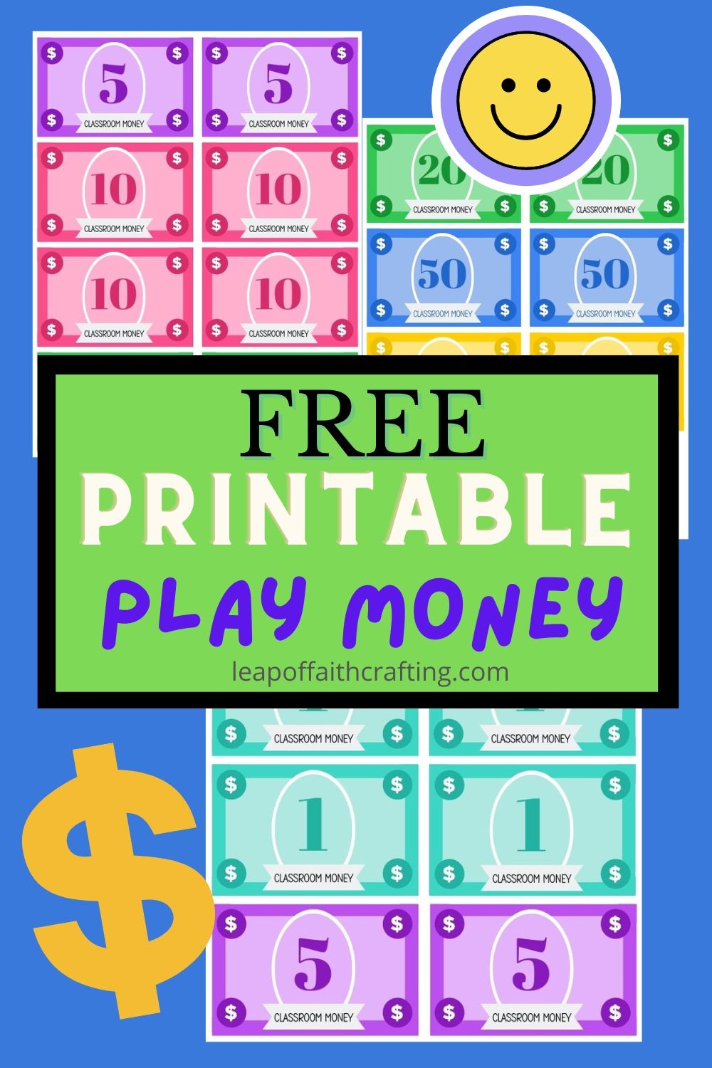 fake money printable