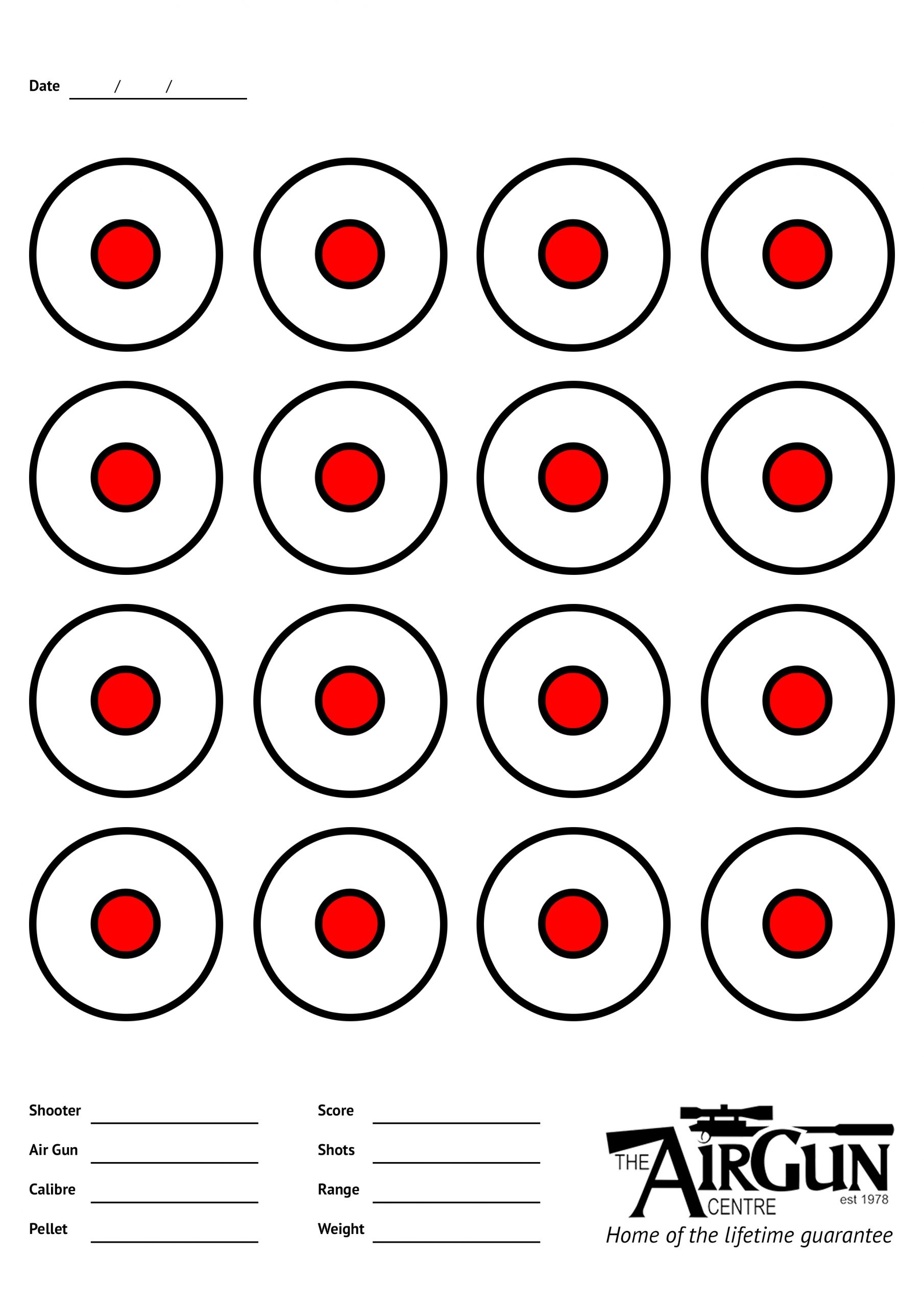 shooting targets printable
