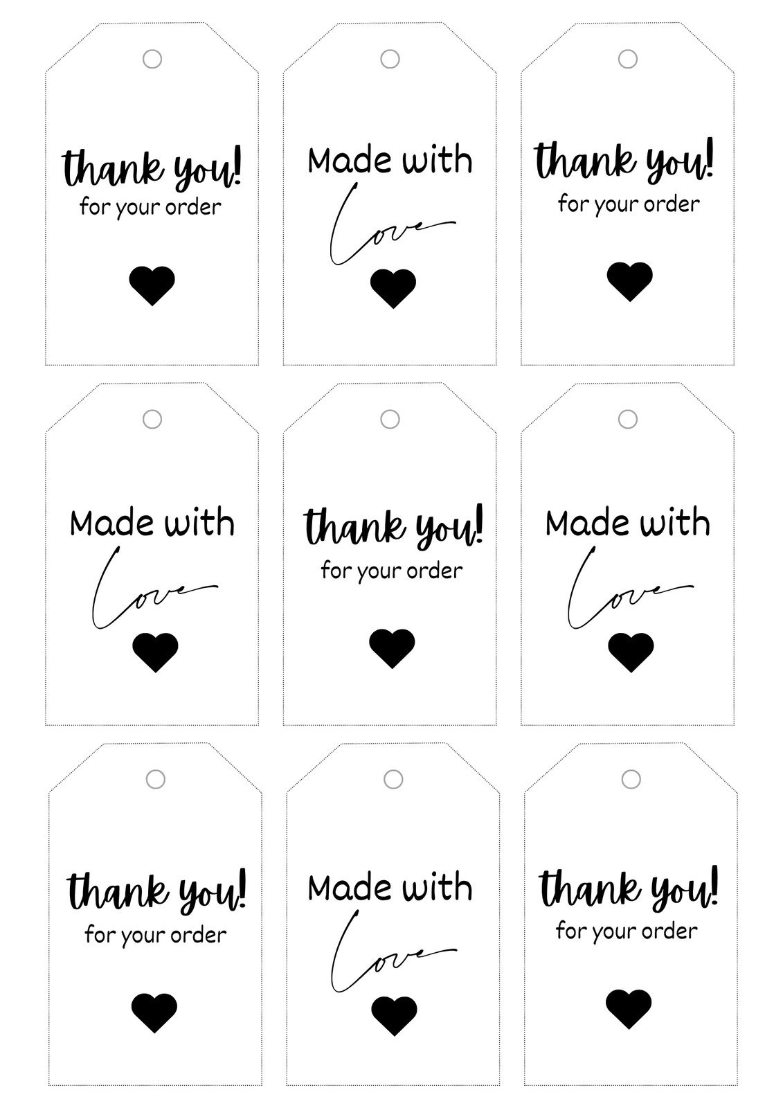 Printable Gift Tags