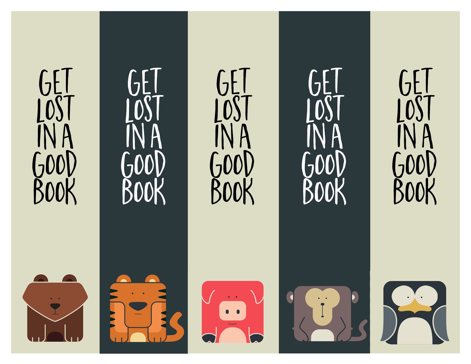 free printable bookmarks
