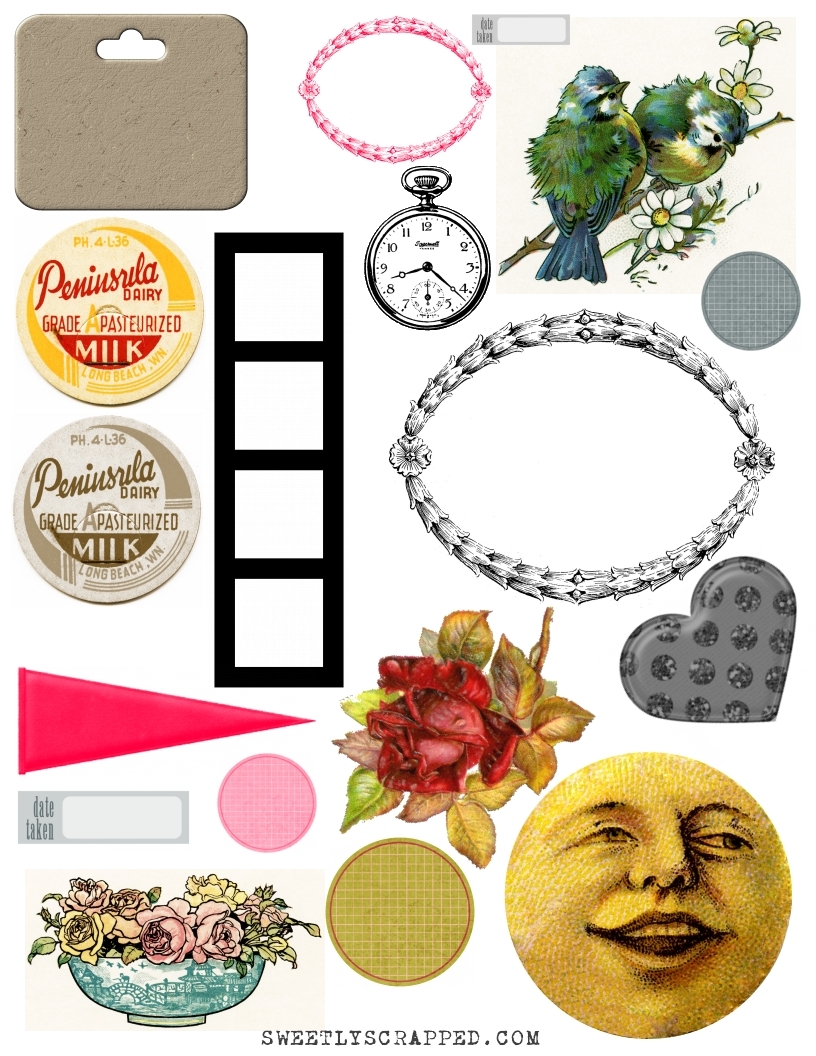 Free Printable Collage Sheets Sweetly Scrapped s Free Printables Digi s And Clip Art