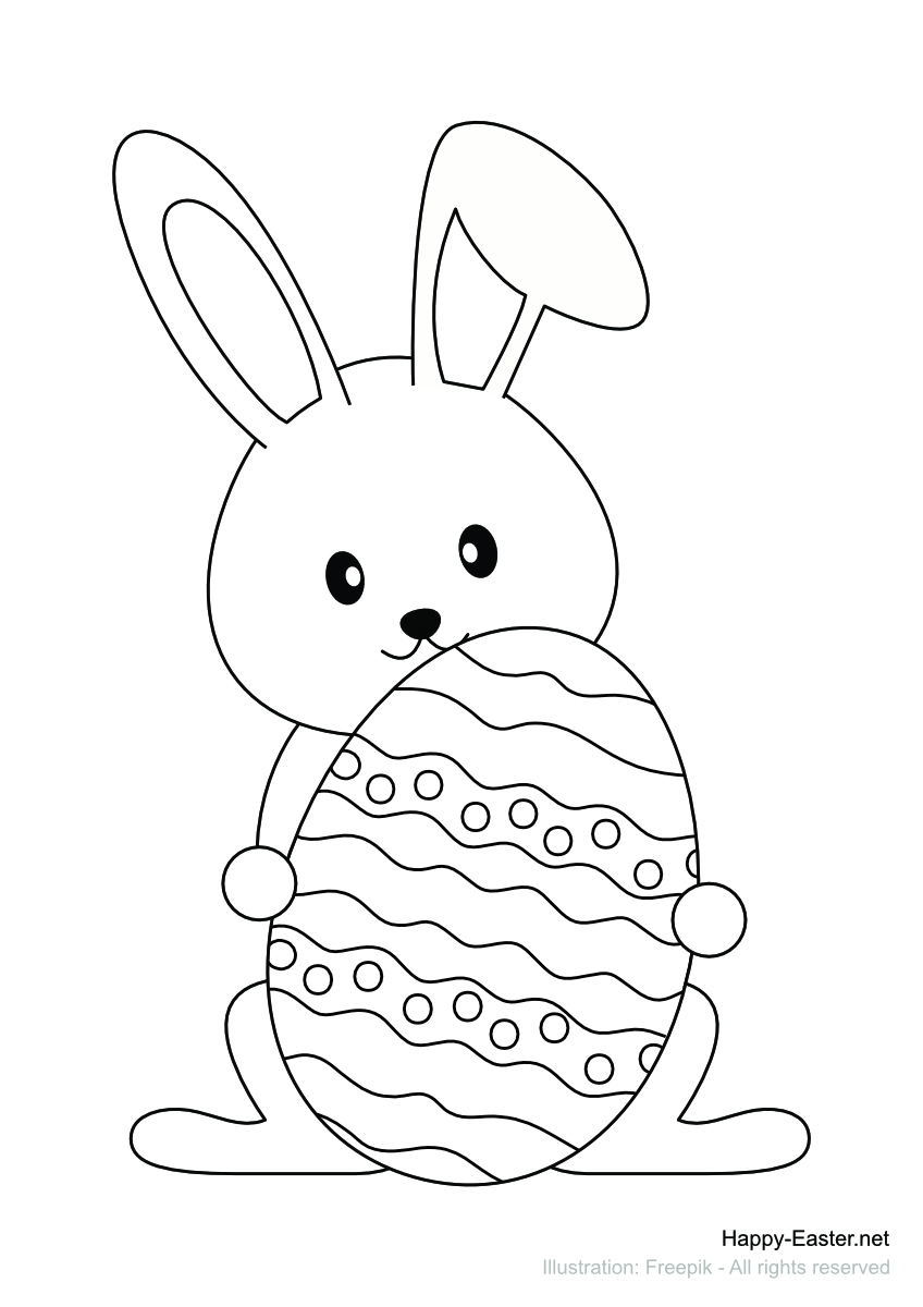 easter printable coloring pages