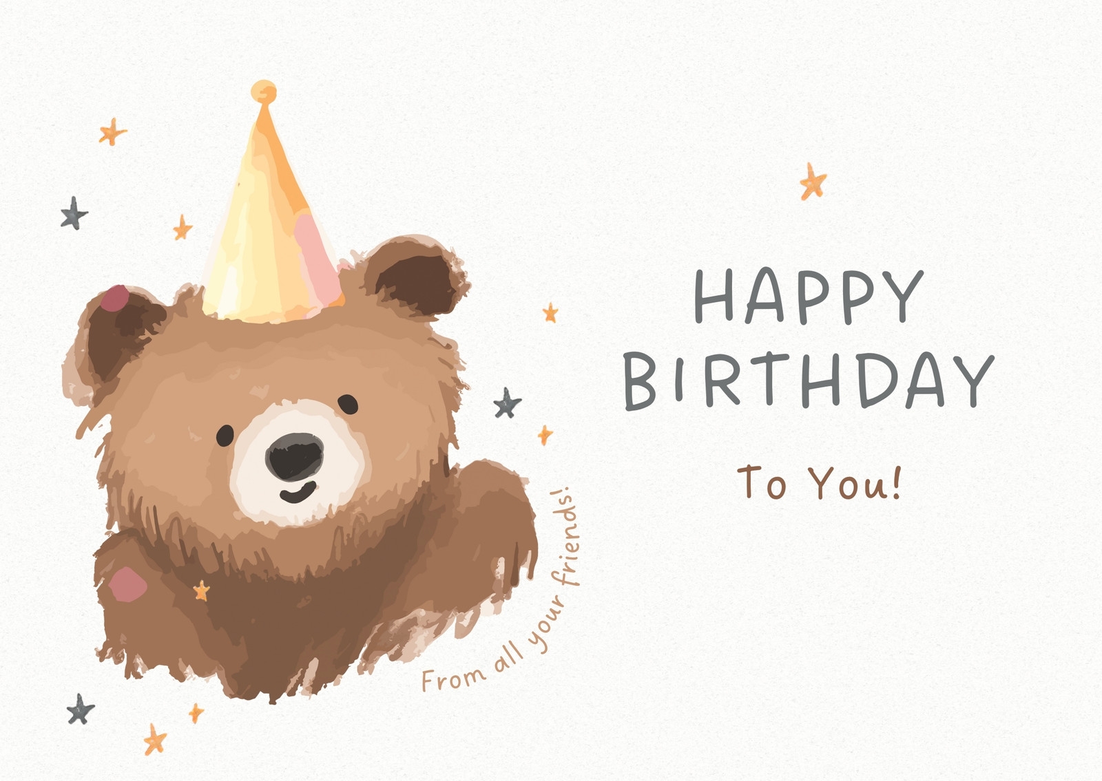 birthday card printable