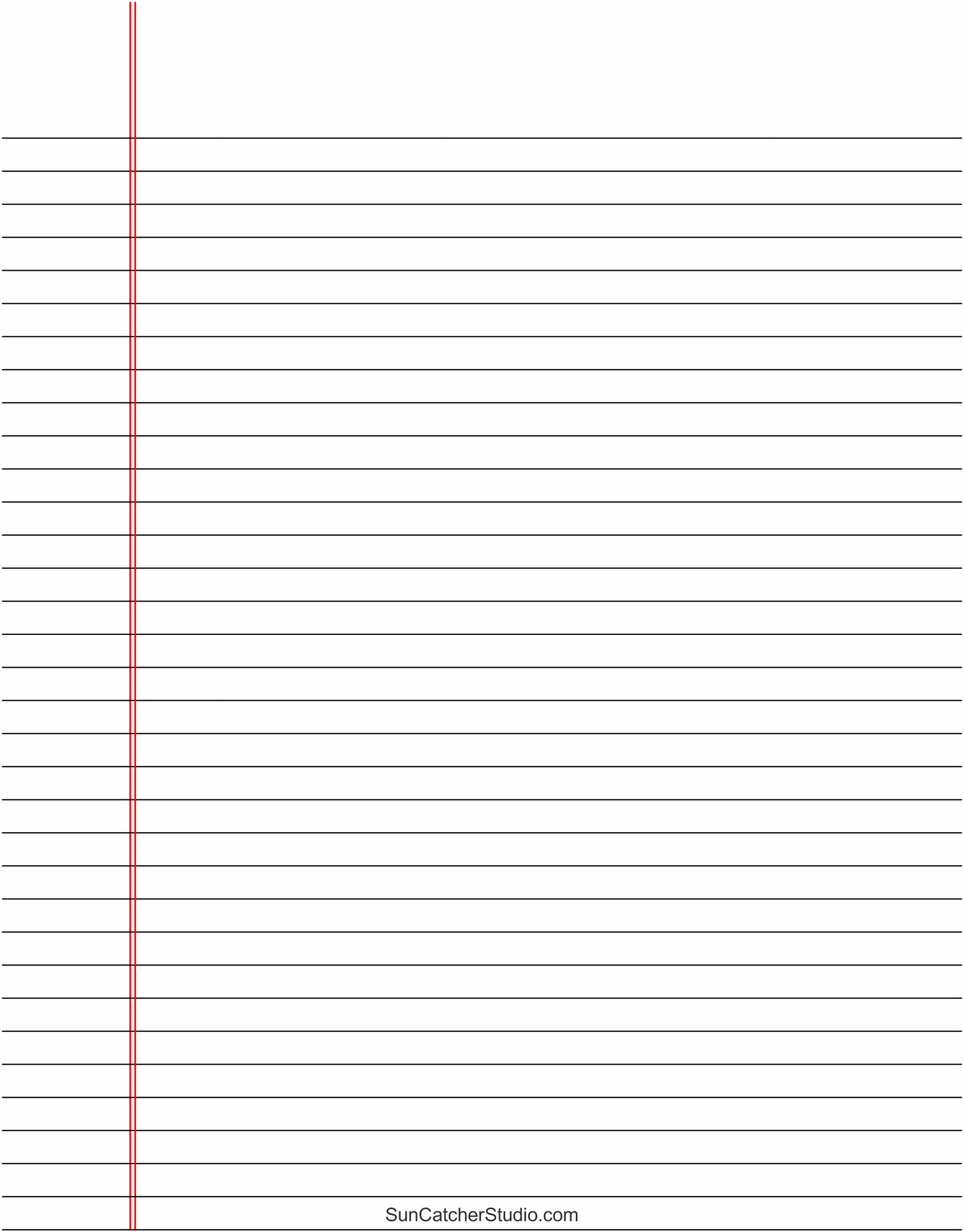 Printable Line Paper