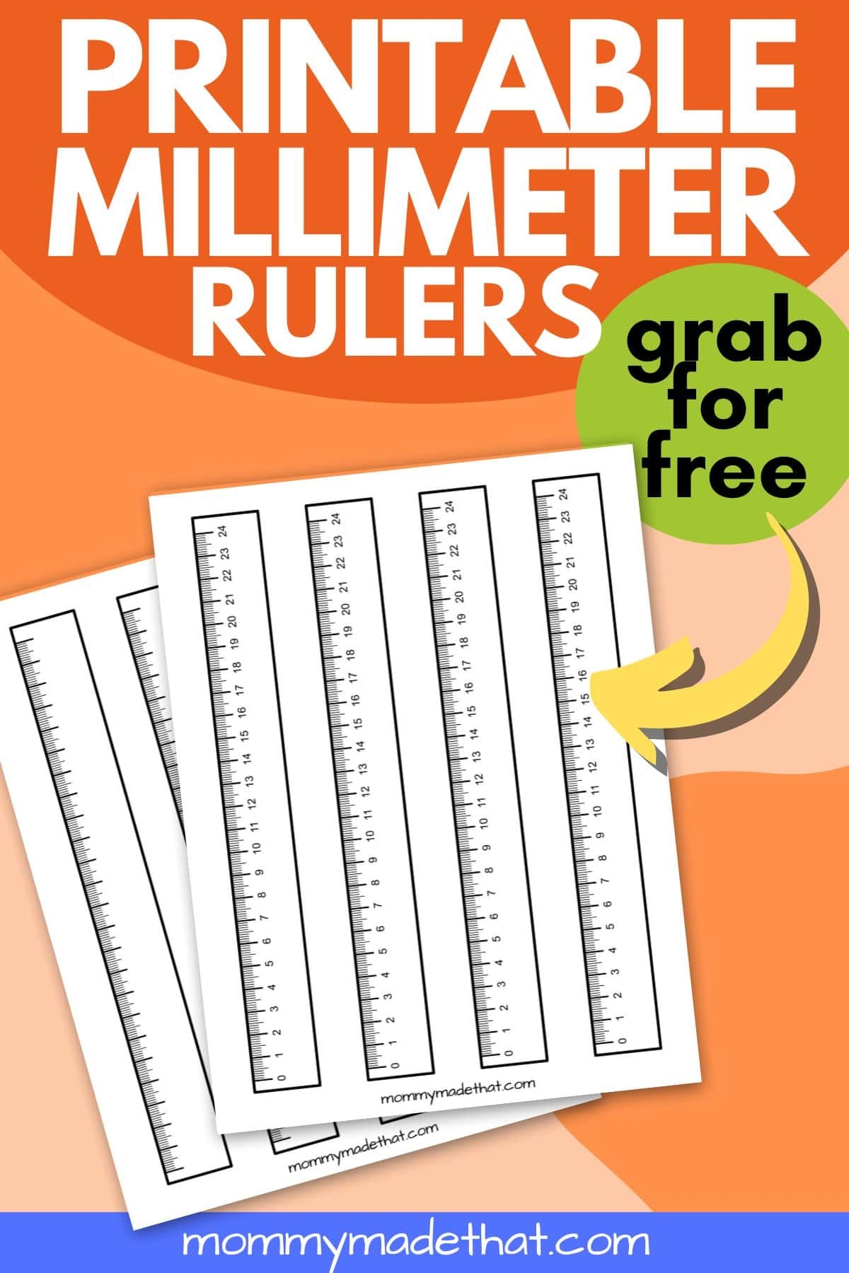mm ruler printable
