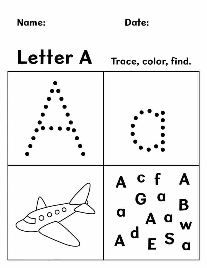 kindergarten worksheets free printable