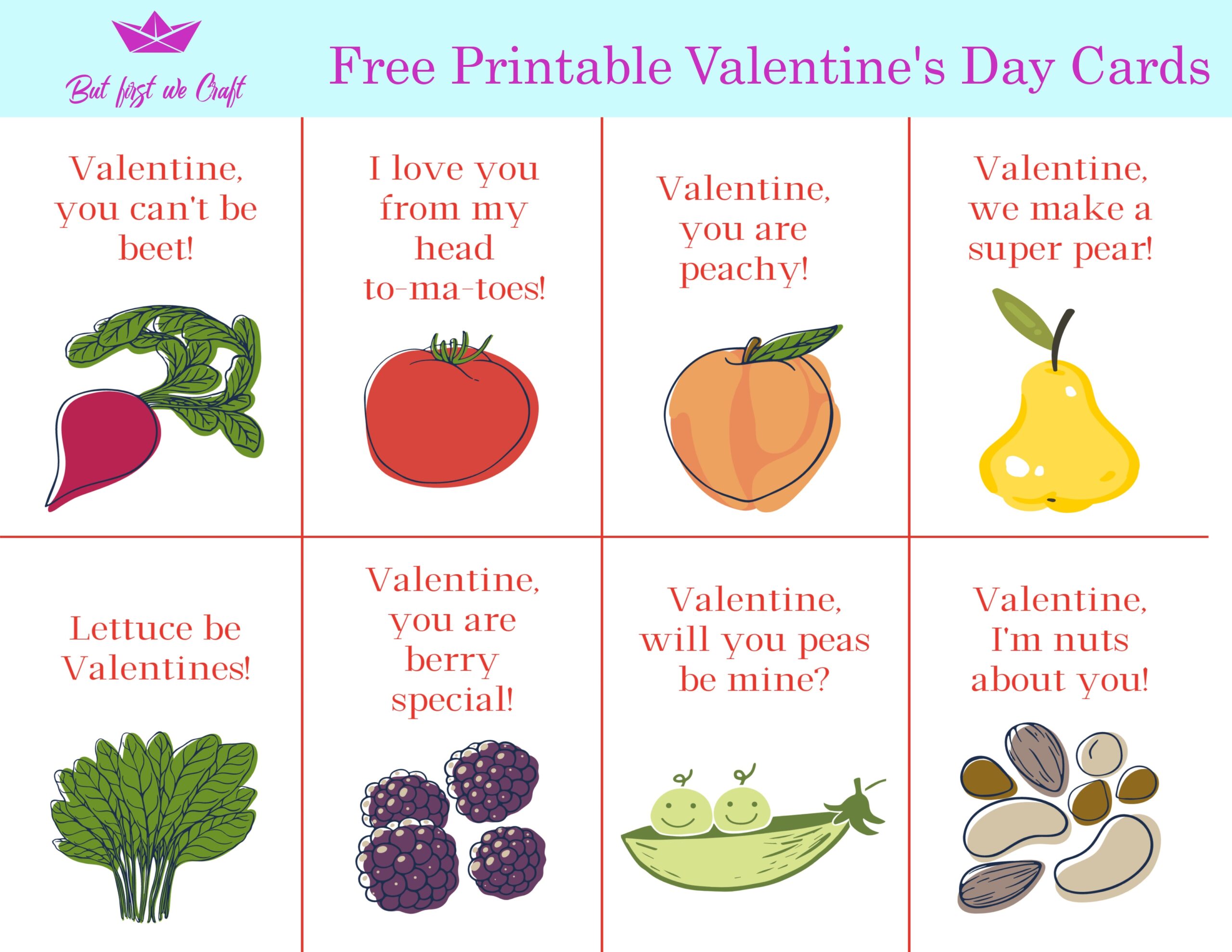 free printable valentine cards