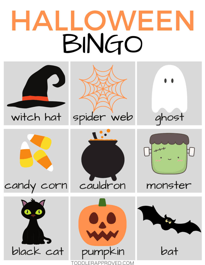 halloween bingo printable