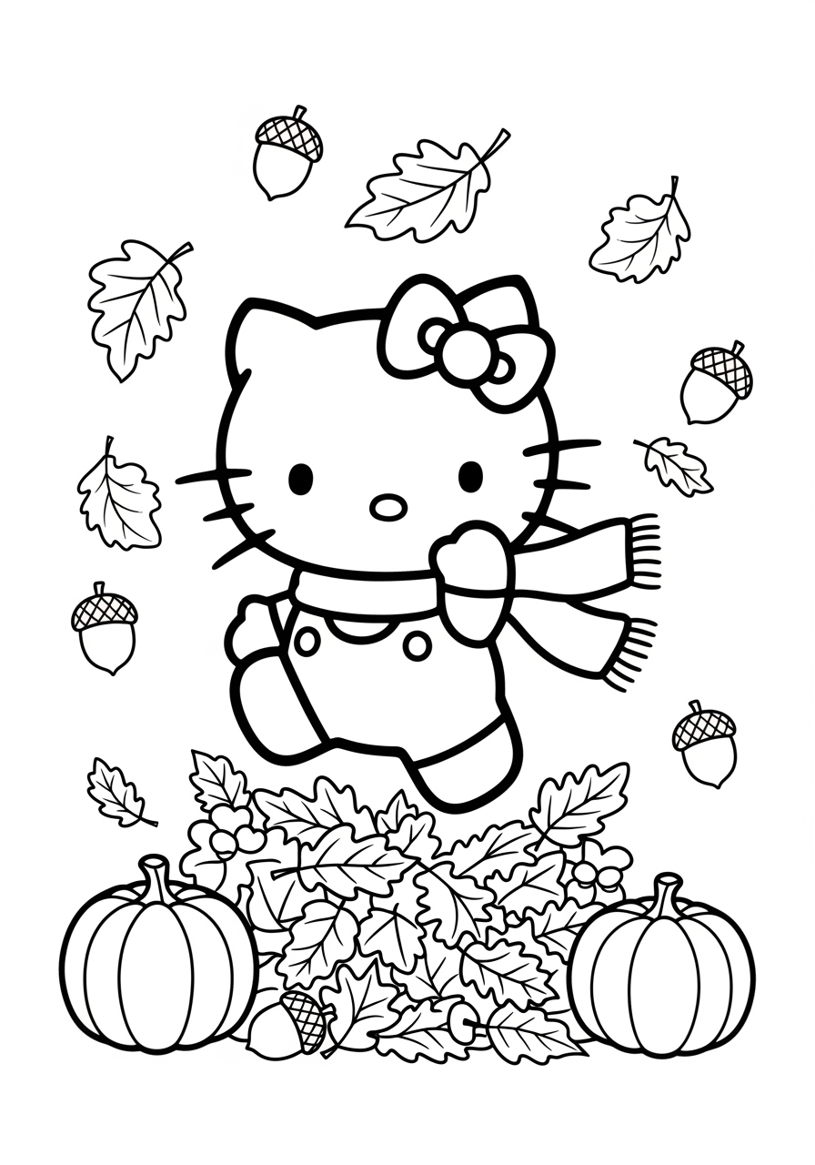 hello kitty colouring pages printable