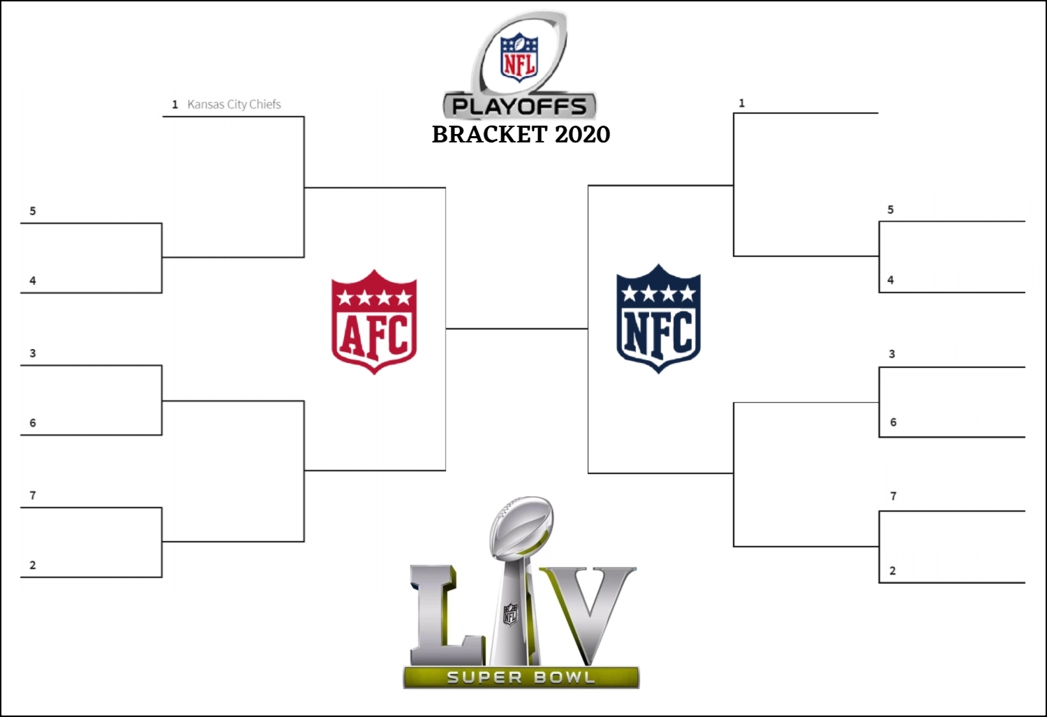 nfl playoff bracket printable