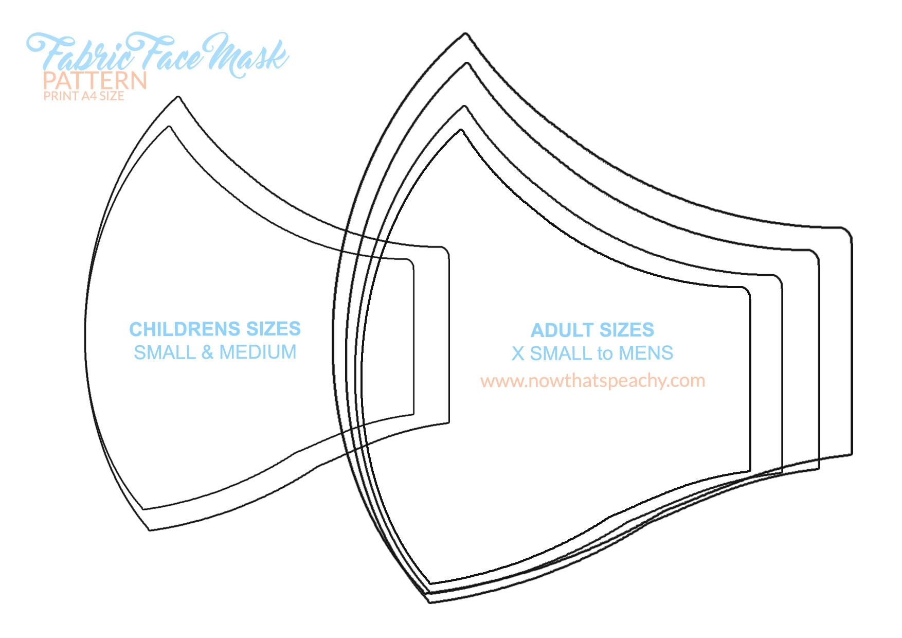 face mask pattern printable