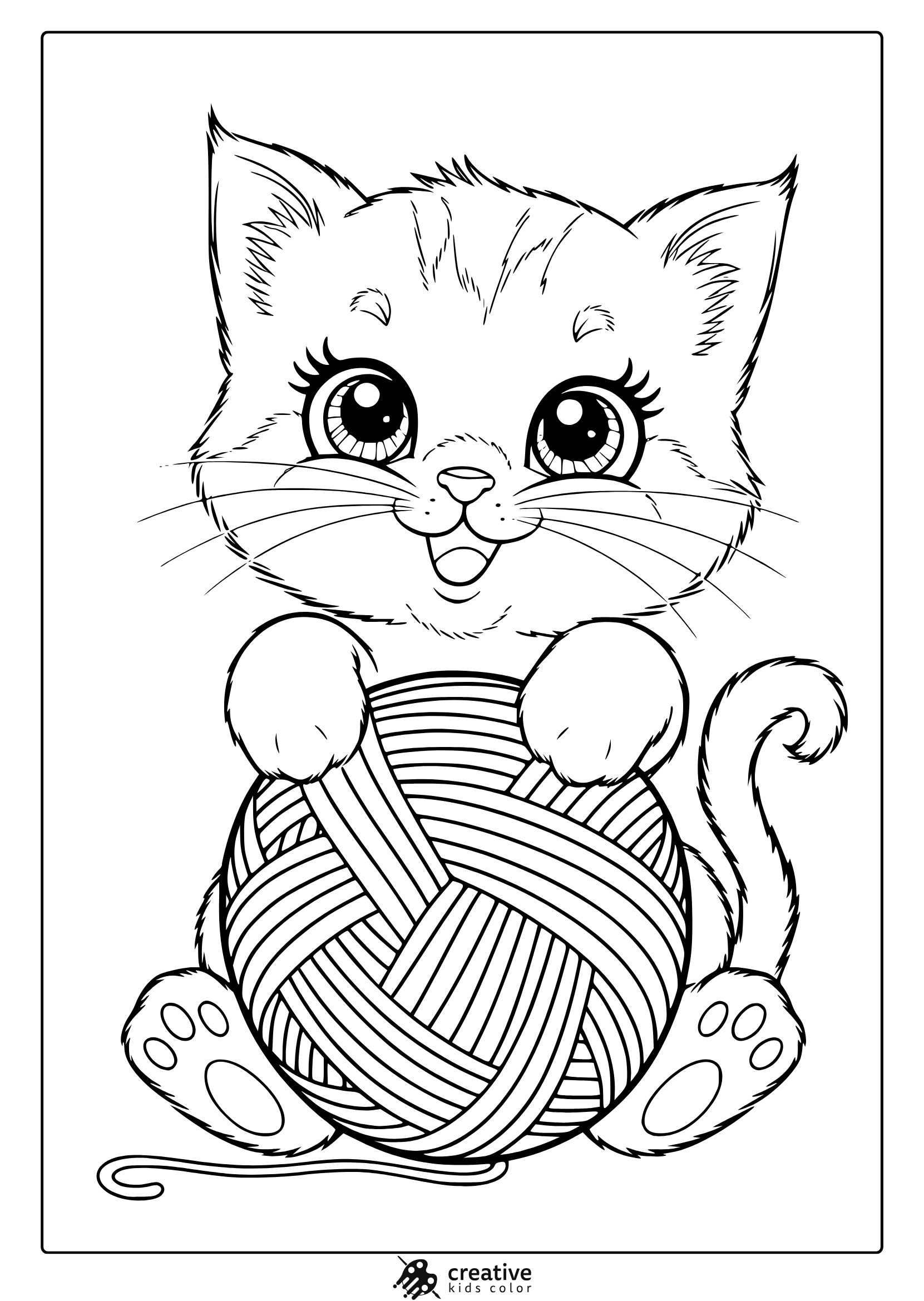cat coloring printables