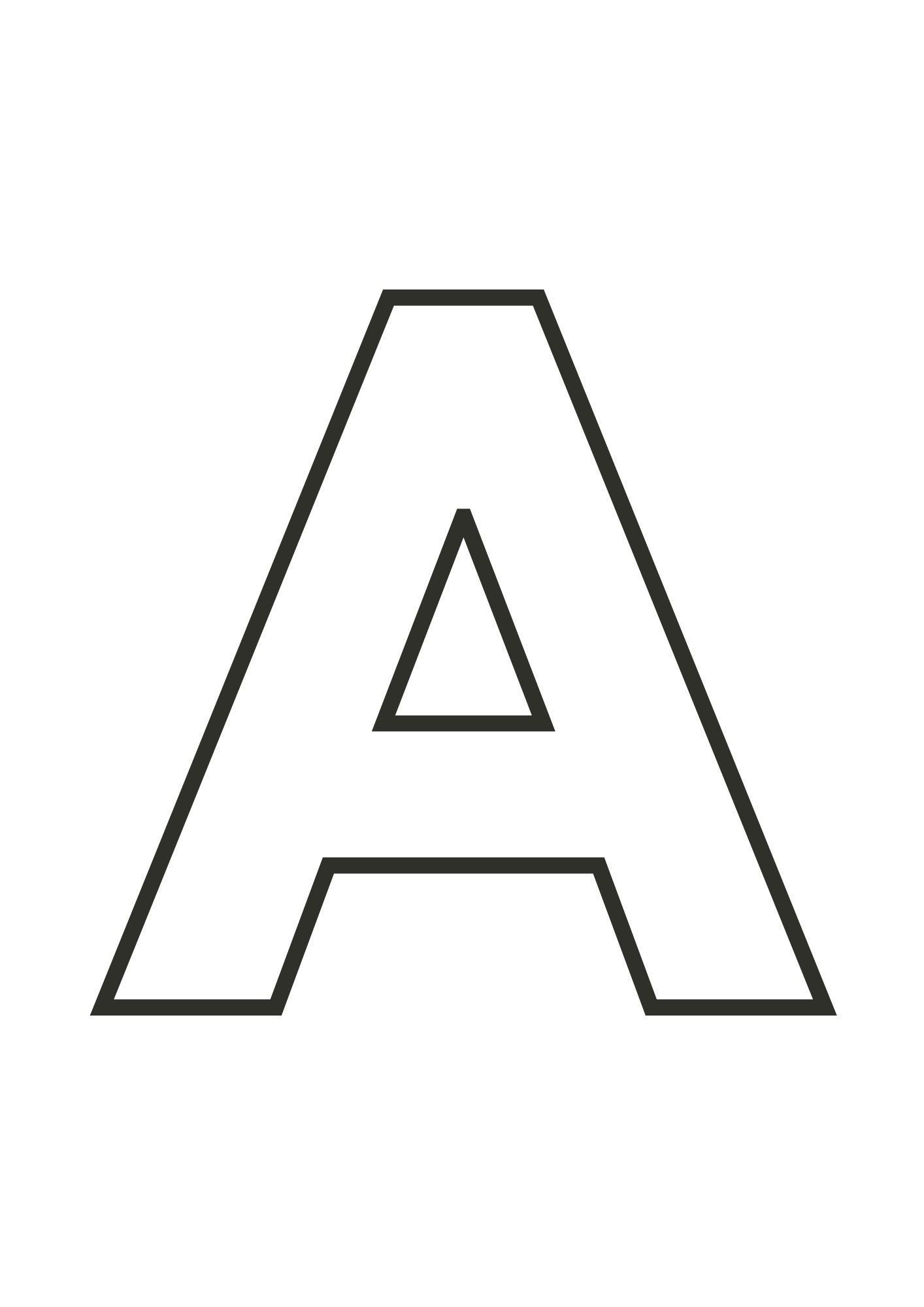 Large Printable Letters